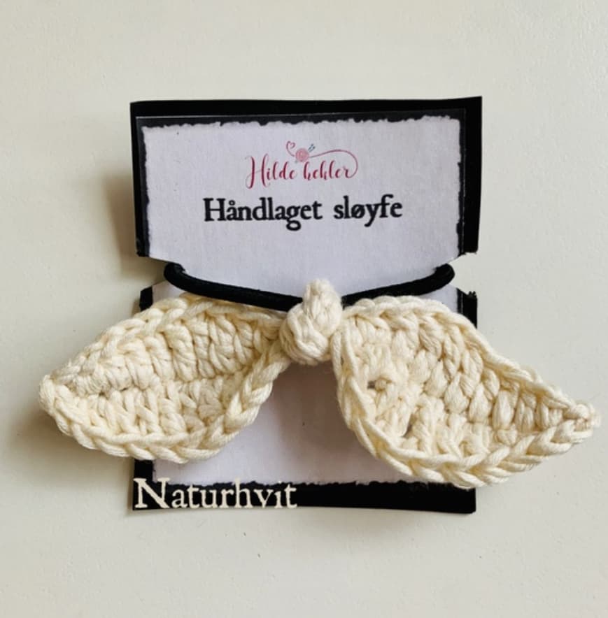 Sløyfe på strikk - Bilde 3