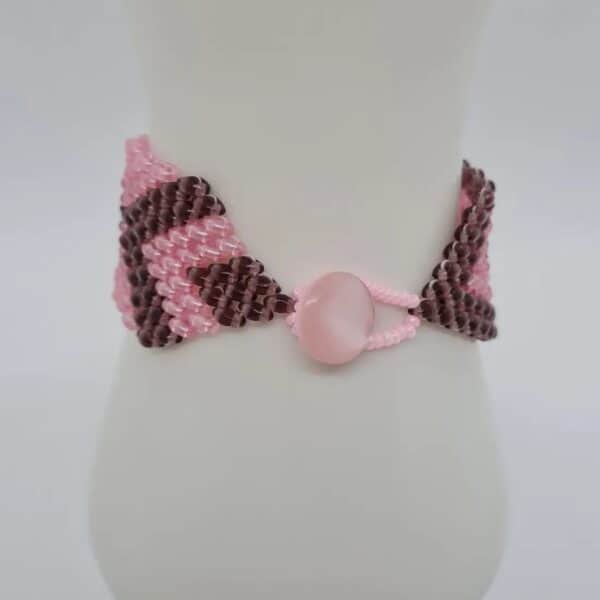 🦩 Superdro armbånd (rosa/bugrunder)🦩 - Bilde 2
