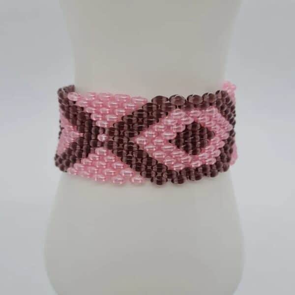 🦩 Superdro armbånd (rosa/bugrunder)🦩