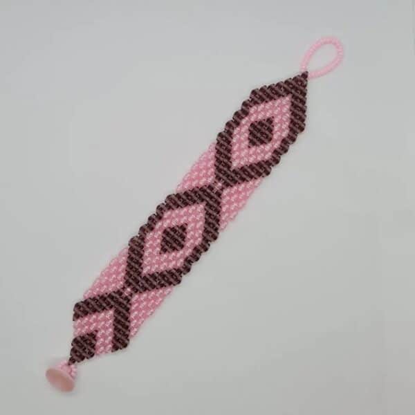 🦩 Superdro armbånd (rosa/bugrunder)🦩 - Bilde 5