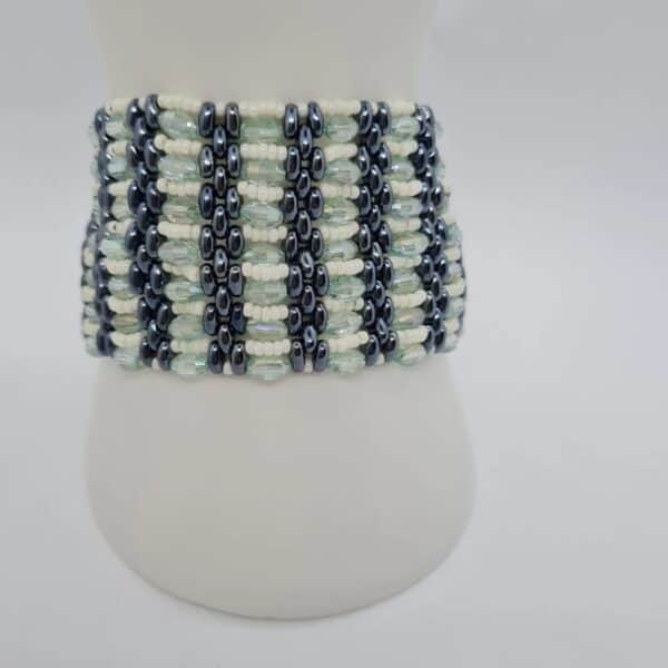 🍏SuperDuo armbånd (svart/mintgrønn/offwhite)🍏