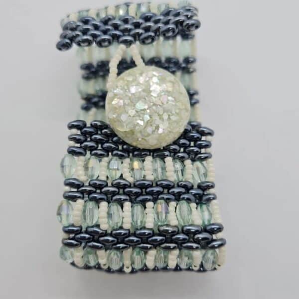 🍏SuperDuo armbånd (svart/mintgrønn/offwhite)🍏 - Bilde 3