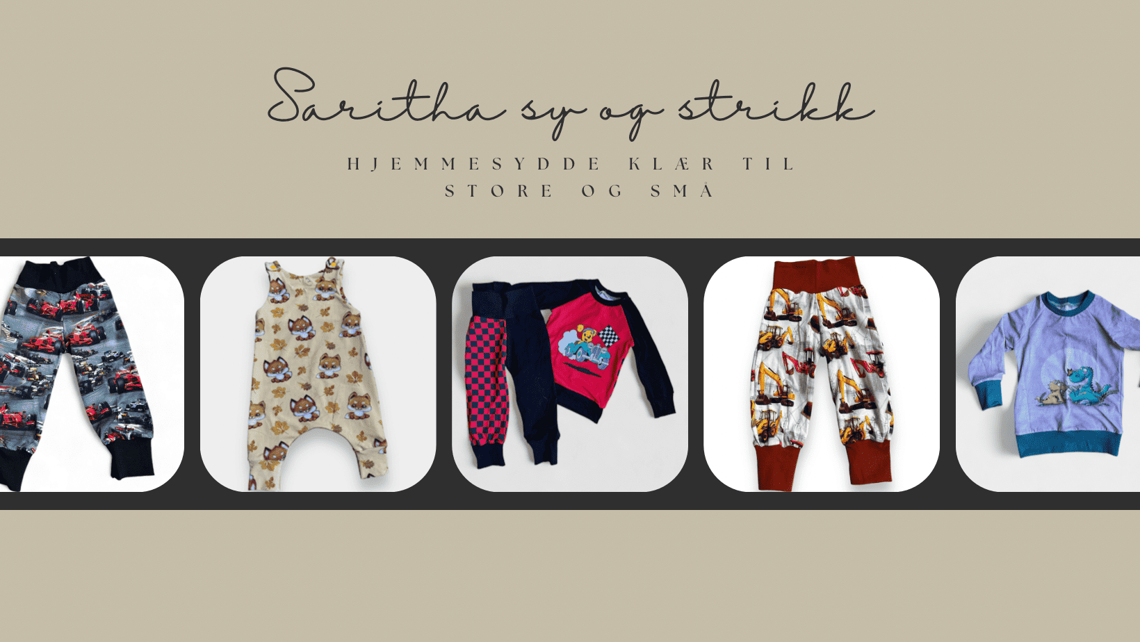 Saritha sy og strikk