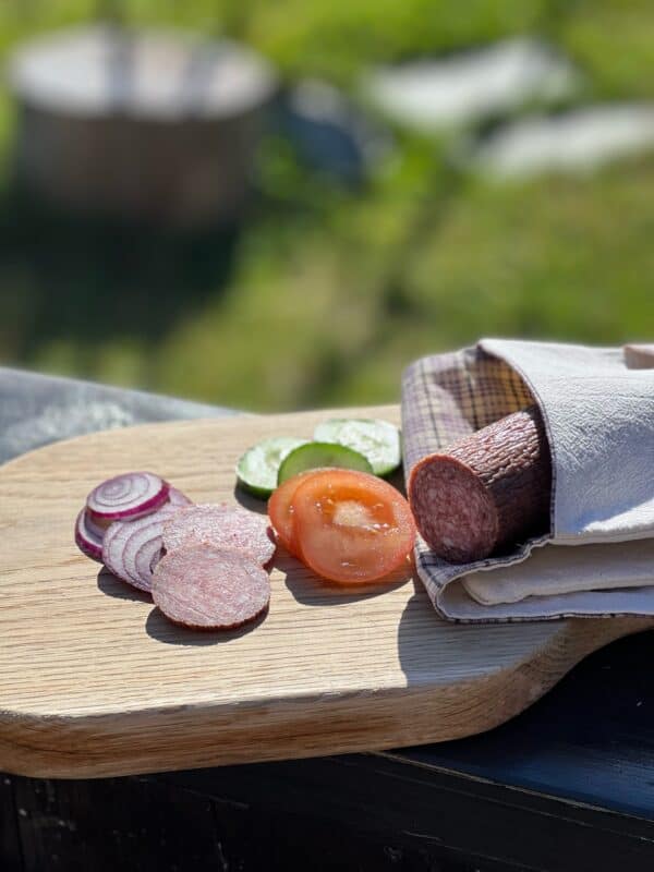 Linpose til spekepølse, spekepølse pose