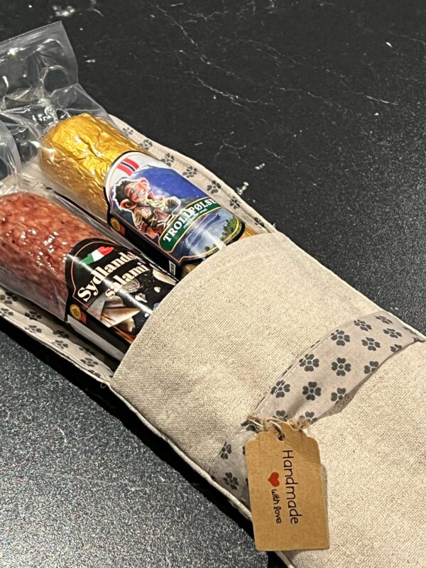 Linpose til spekepølse, spekepølse pose - Bilde 2