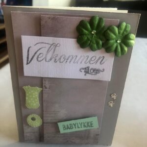 Kort til fødsel/dåp/navnefest/babyshower