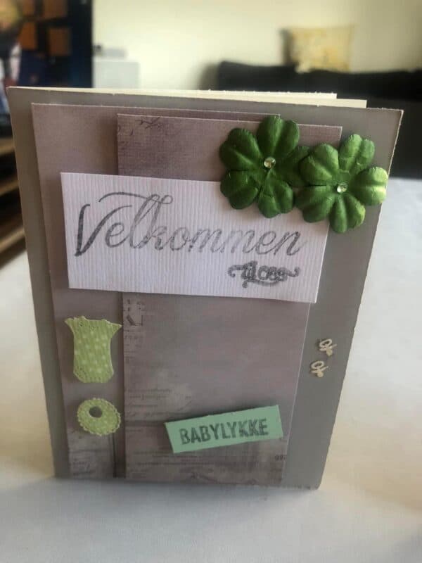 Kort til fødsel/dåp/navnefest/babyshower