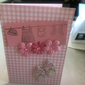 Kort til babyshower/fødsel/navnefest/dåp