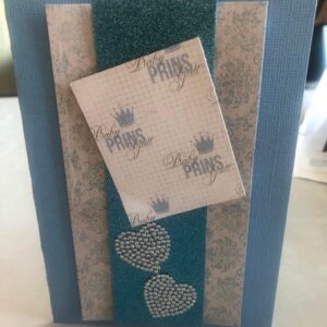 Kort til fødsel/dåp/navnefest/babyshower til gutt