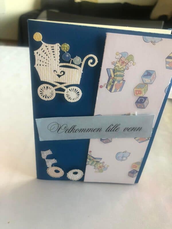 Kort til fødsel/dåp/navnefest/babyshower