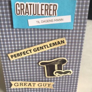 Bursdagskort til mann/gutt