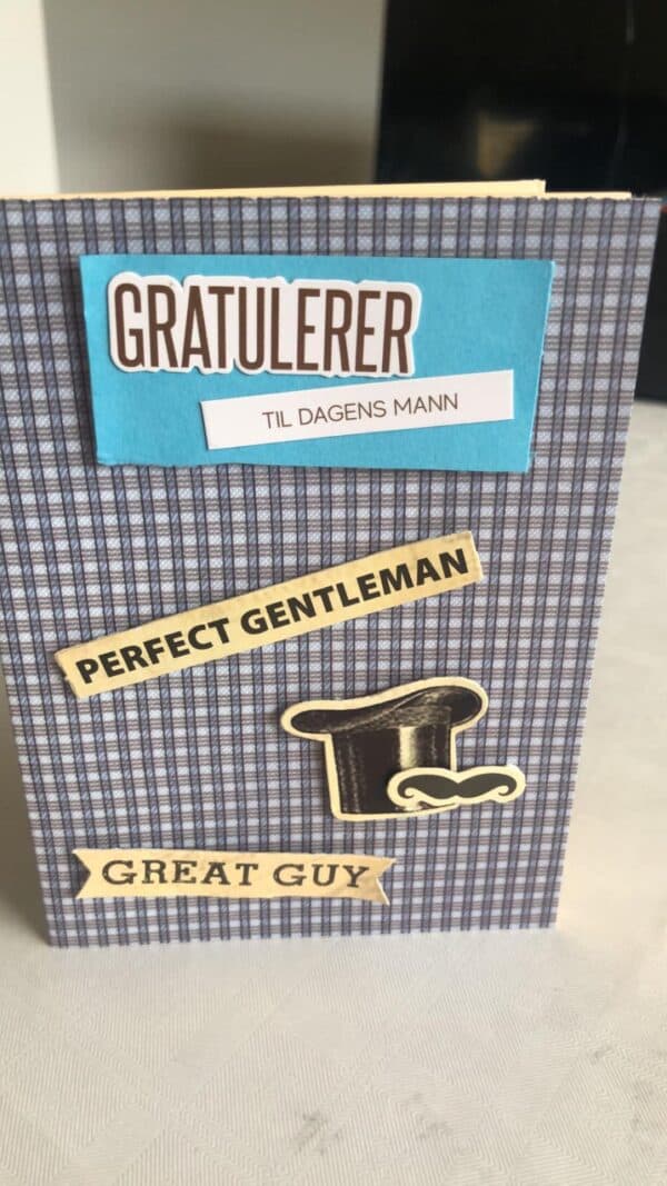 Bursdagskort til mann/gutt