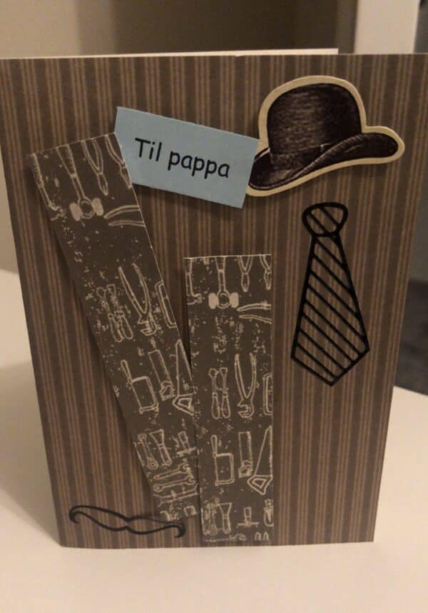 Gratulasjonskort til pappa/farsdagskort