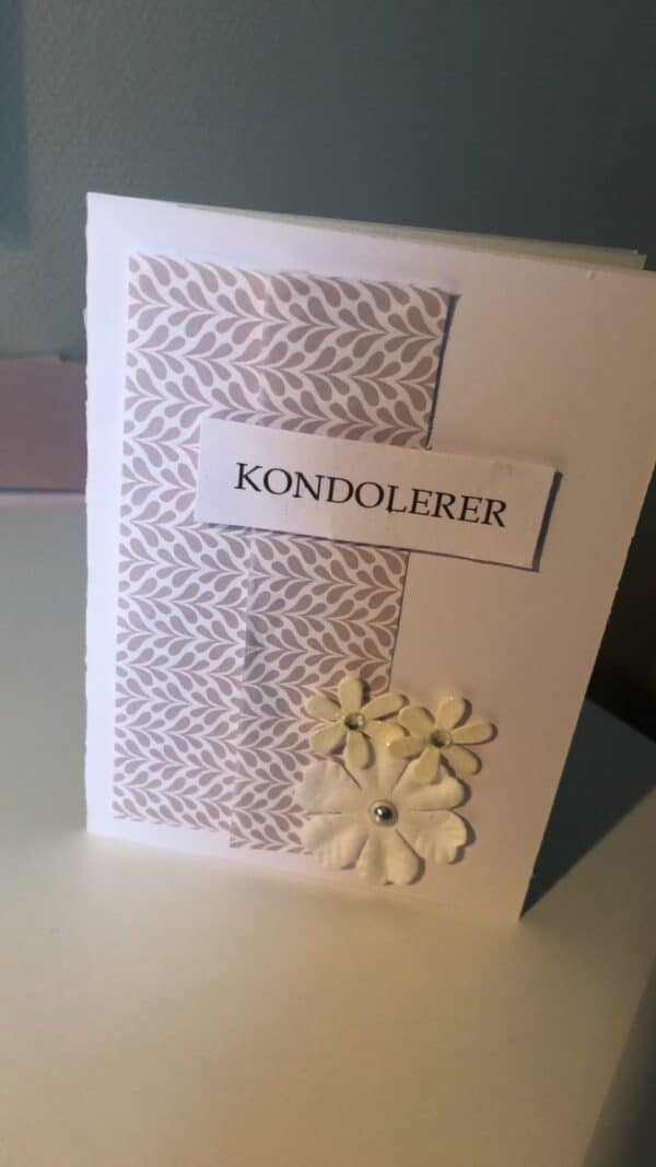 Kondolansekort