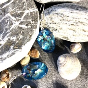 Elegante Øredobber med New Zealand Abalone skjell