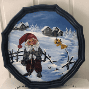 Åttekantet julebrett