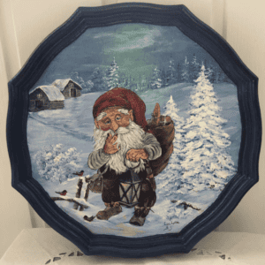 Åttekantet julebrett