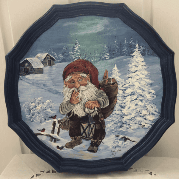 Åttekantet julebrett