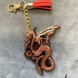 Nøkkel/Veske Ring "Drage"