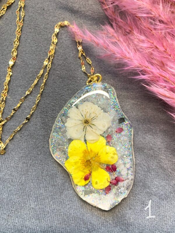 Store Anheng "Frossen Blomster"