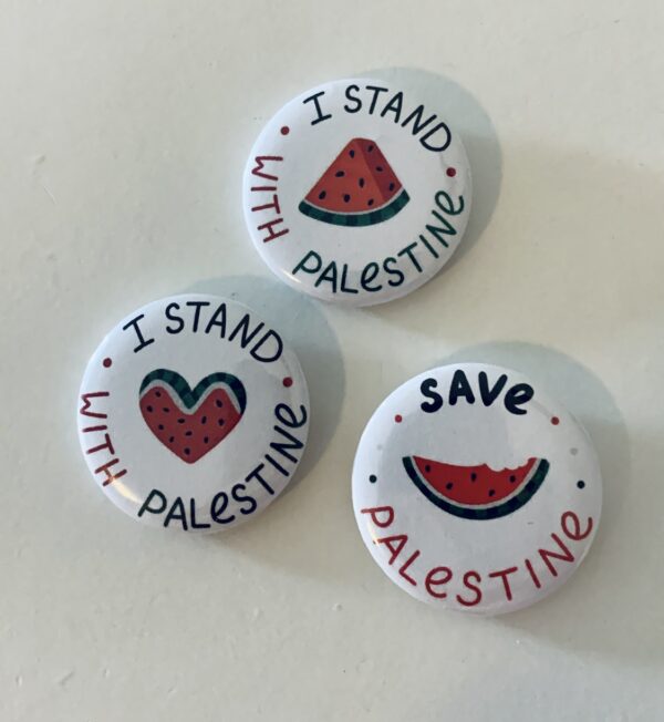 Palestina-buttons 3 stk - Bilde 2