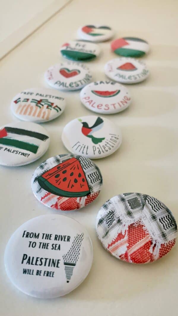 Palestina-buttons 3 stk - Bilde 5