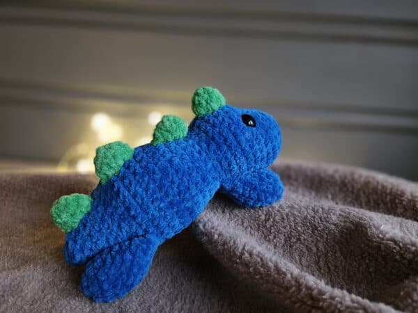 Kosedyr Dinosaur, blå - Bilde 2