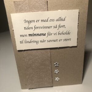 Kondolansekort