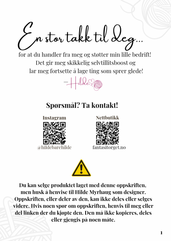 Oppskrift på nydelig nøkkelbånd! - Bilde 2