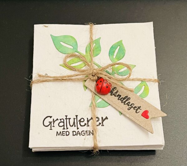 Kort med blomsterfrø - lite kort i 8-pk. til flere anledninger
