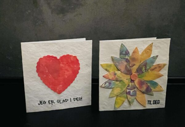 Kort med blomsterfrø - lite kort i 8-pk. til flere anledninger - Bilde 4