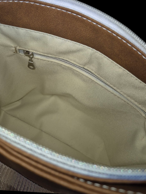 Crossbody cognacfarge - Bilde 4