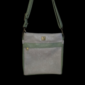 Unisex cossbody beige/grønn