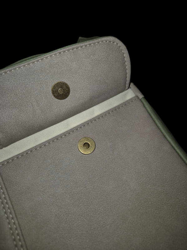 Unisex cossbody beige/grønn - Bilde 5