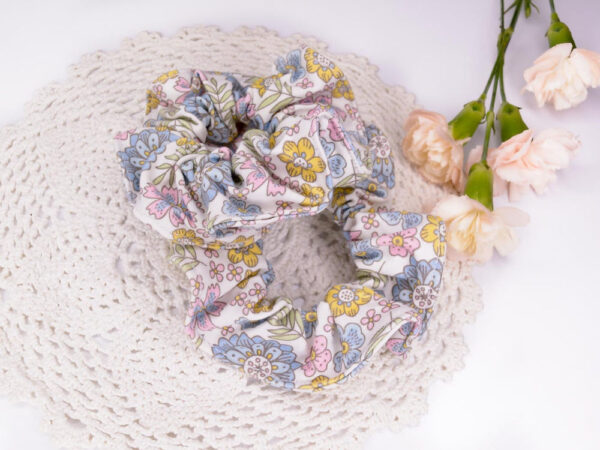 Scrunchie - blomstrete