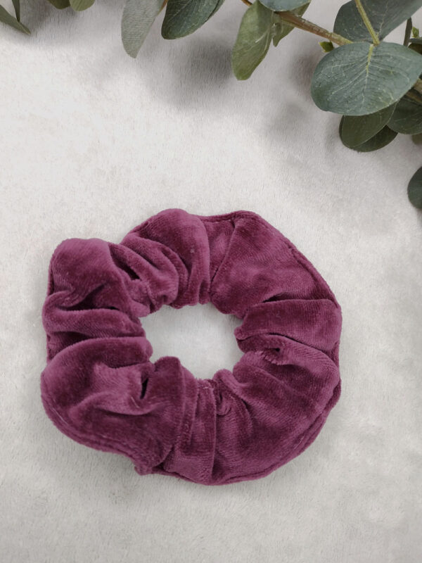 Scrunchie - burgunder velour