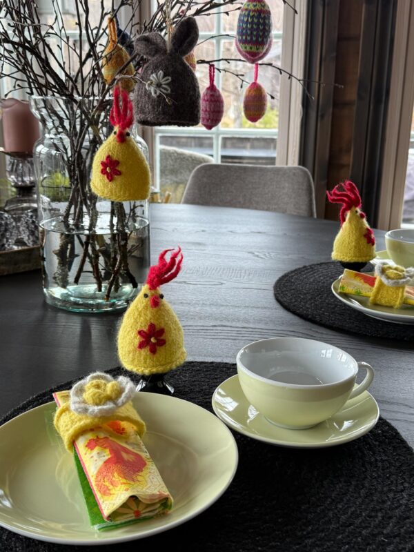 Strikkeoppskrift eggvarmer