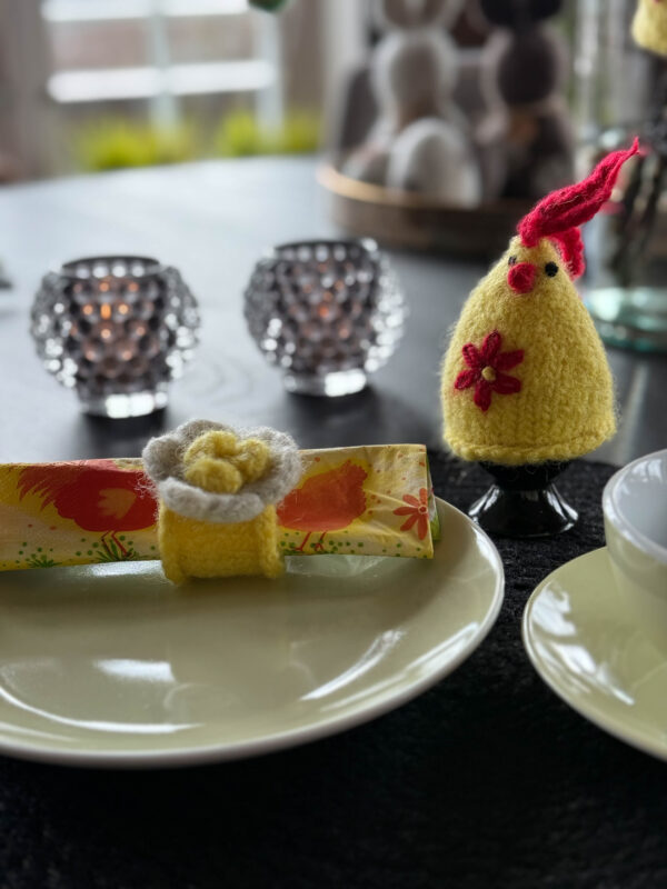 Strikkeoppskrift eggvarmer