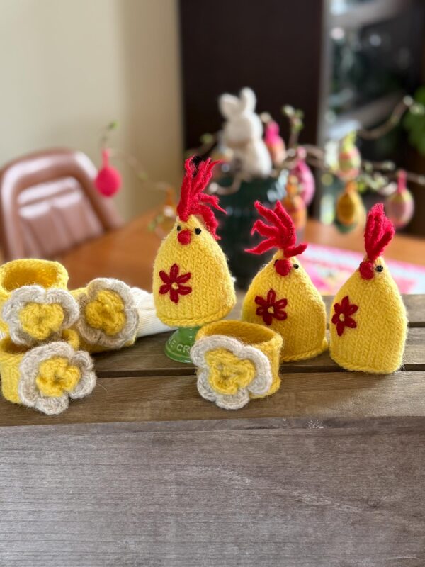 Strikkeoppskrift eggvarmer
