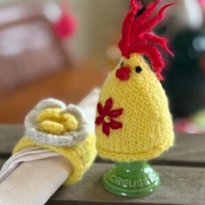 Strikkeoppskrift eggvarmer