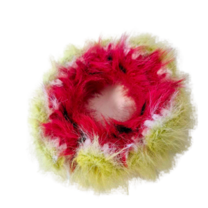 Superfluffy vannmelon-scrunchie