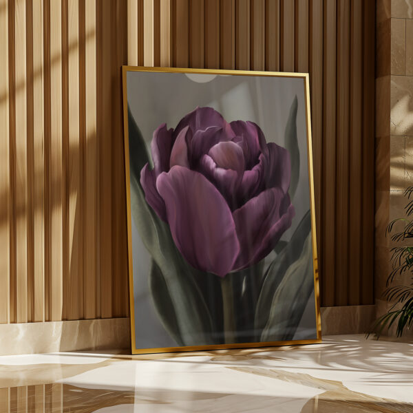 Bilde av lilla tulipan