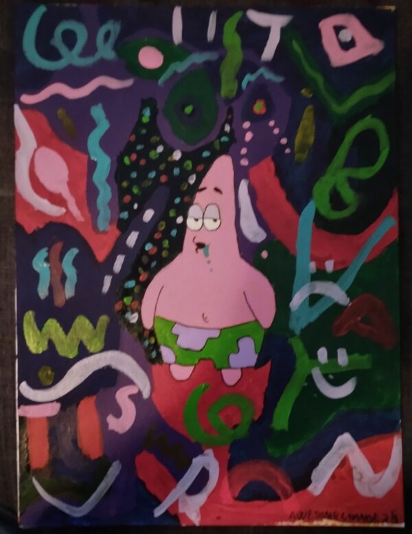 Patrick the star funky bacround