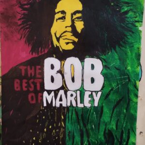 Bob marley akryl maleri
