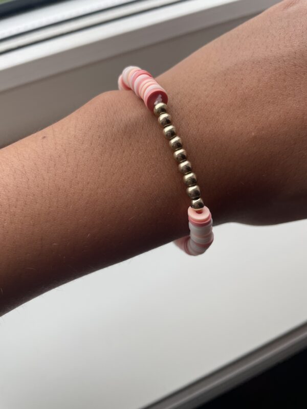 Høst armbånd med gull perler❤️🧡💛.