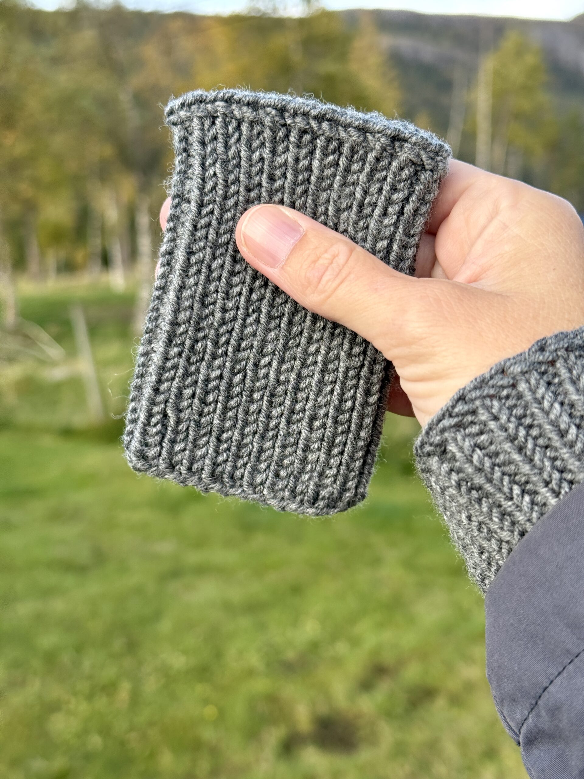 Korte håndleddsvarmere str ungdom/dame