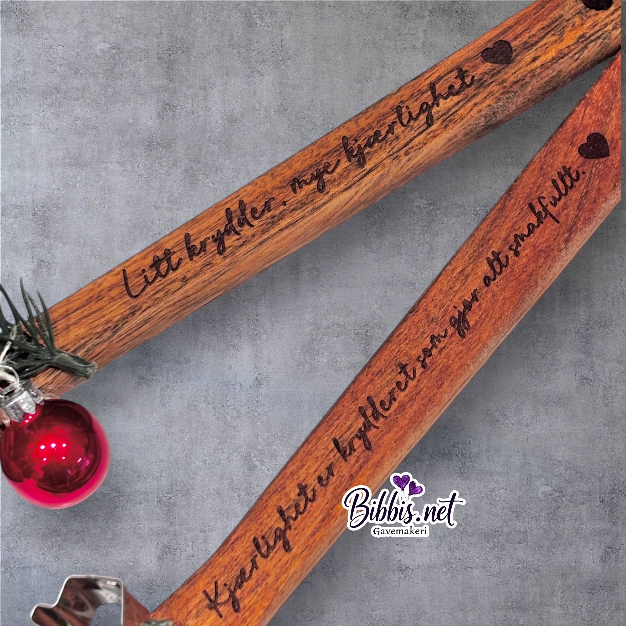 Julepyntet sleiv - Bilde 3