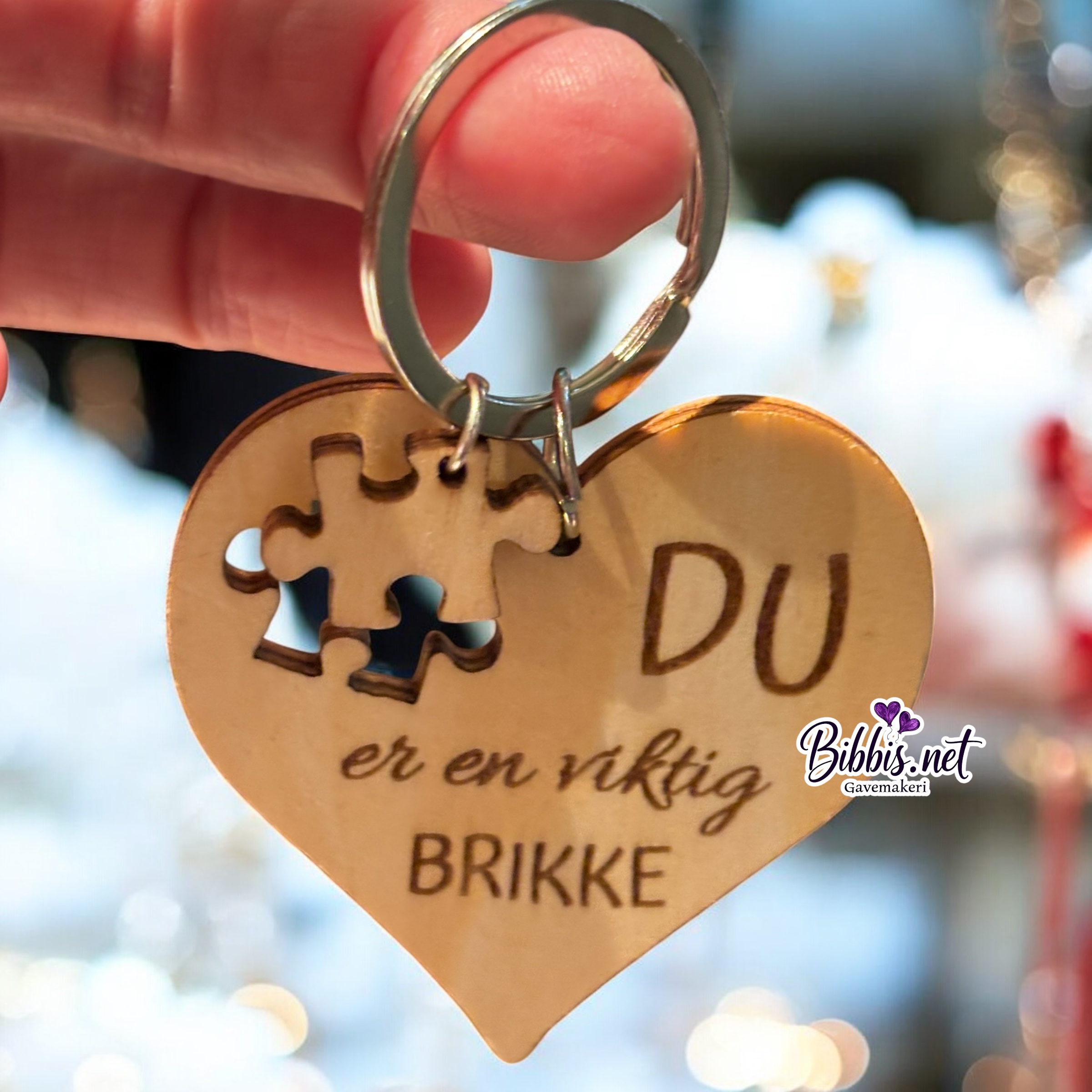 Hjerte-nøkkelring - Bilde 3