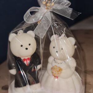 "Save the Date" brud & brudgom. Pynt/Gave til konfirmasjon eller bryllup