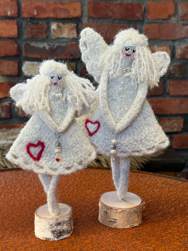 Strikkeoppskrift på tova engler - Bilde 8